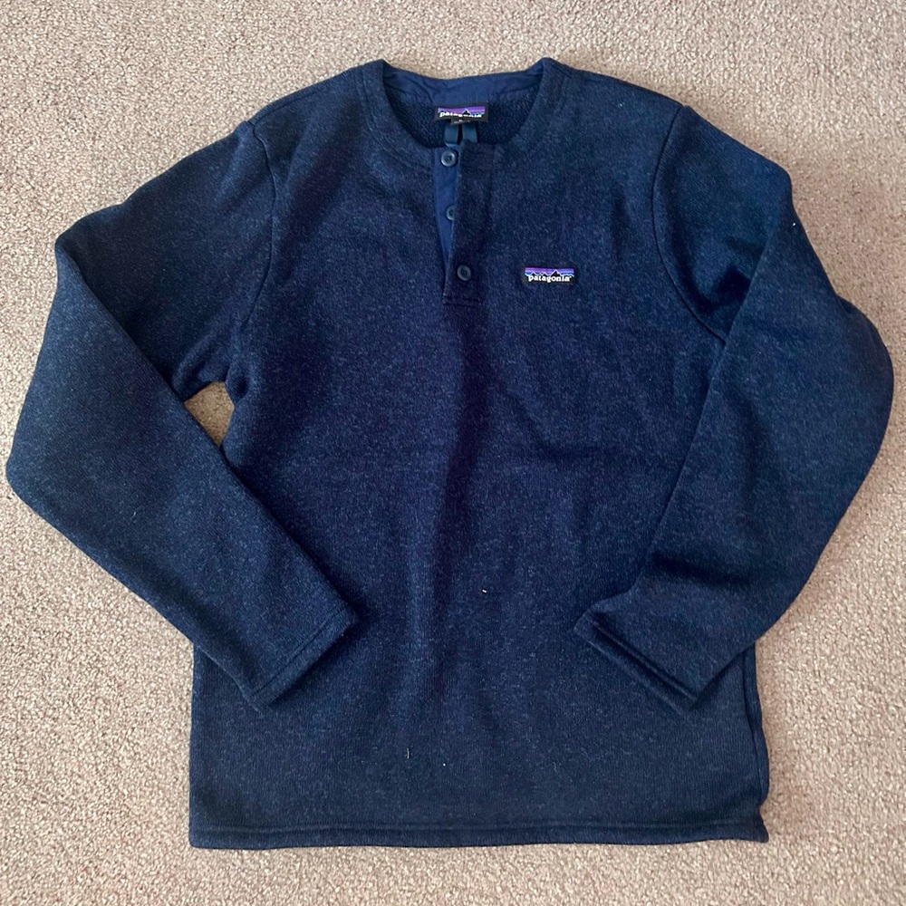 Patagonia Men's Navy Blue Crewneck Better Sweater